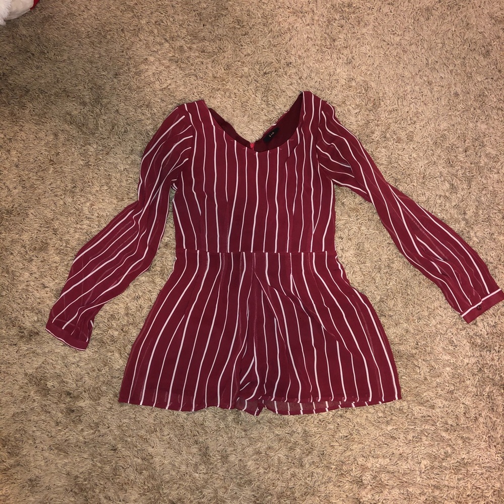 Flowy Striped Romper
